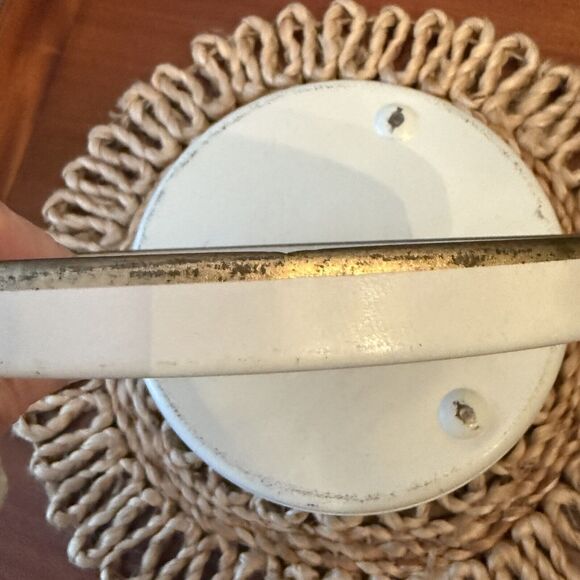 Wedgewood-Jasperware Tin Angel & Child Blue and White Vintage 1960's Chinoiserie - Picture 11 of 12